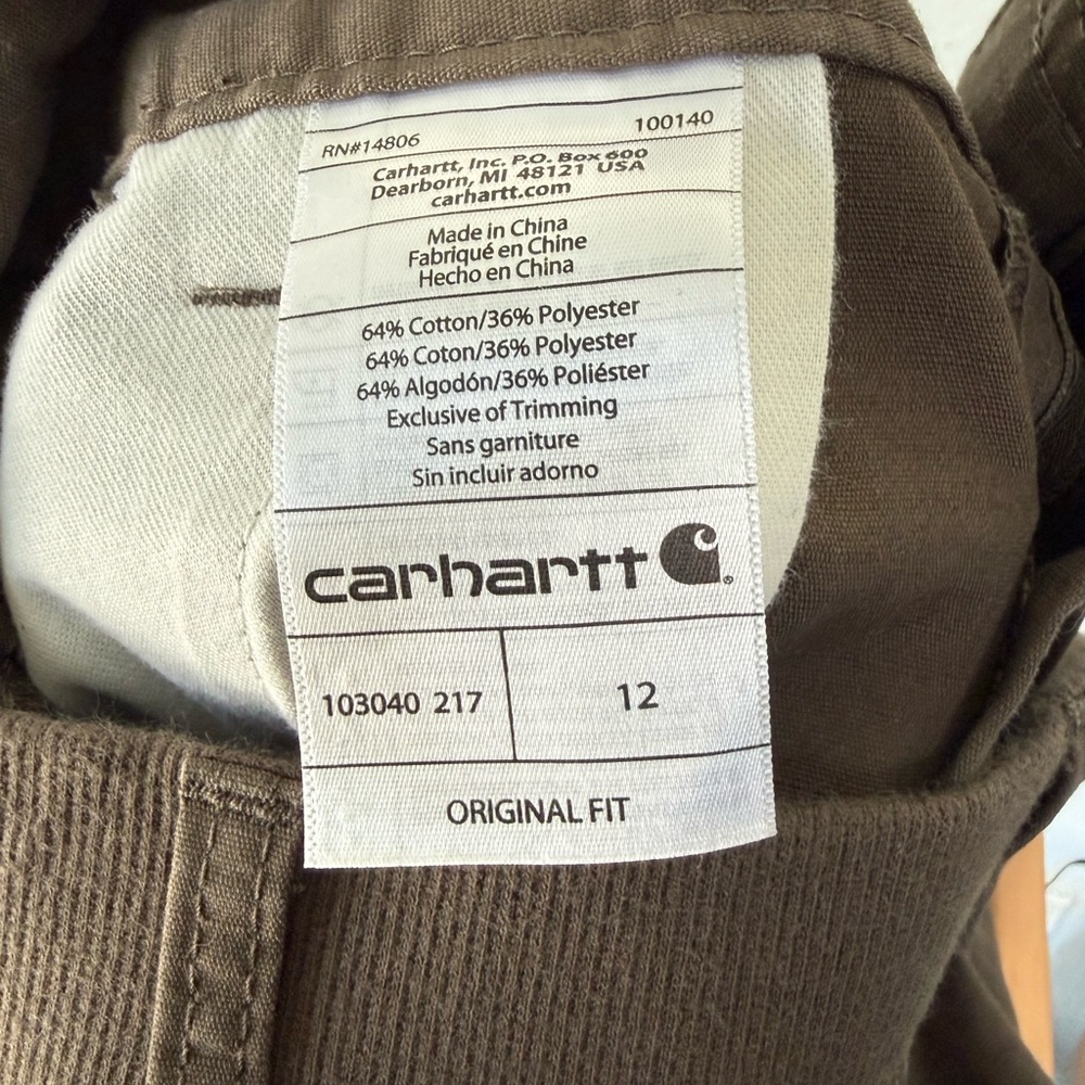 Carhartt Original Fit Shorts 12 - Picture 4 of 4
